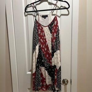 Sanctuary patterned tiered dress